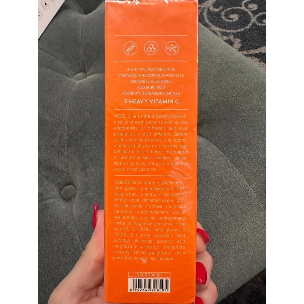 SADOER 5x Vitamin C Brightening Face Toner Skin Active Niacinamide 130ml